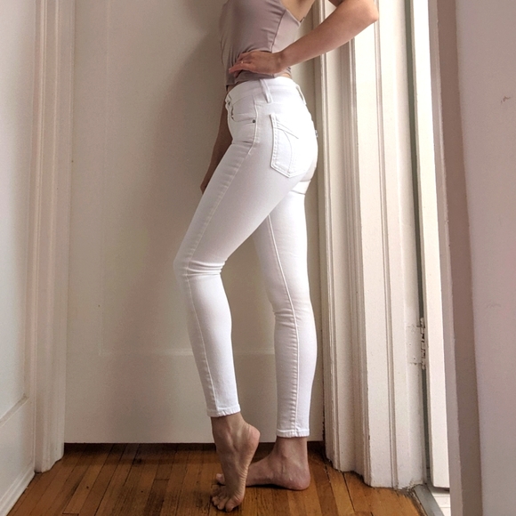 Levi's Denim - Levi's White High-rise Skinny 721